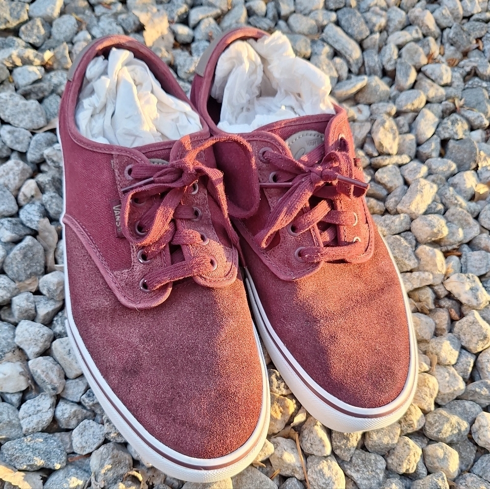 Vans Chima Ferguson Pro Port Royale burgundy suede 10.5 - Picture 4 of 10